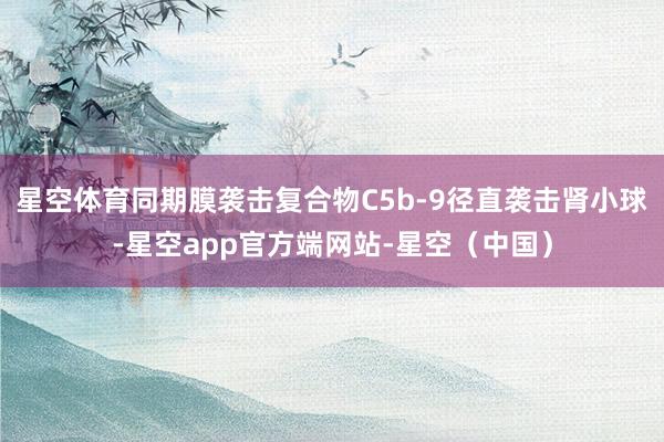 星空体育同期膜袭击复合物C5b-9径直袭击肾小球-星空app官方端网站-星空（中国）